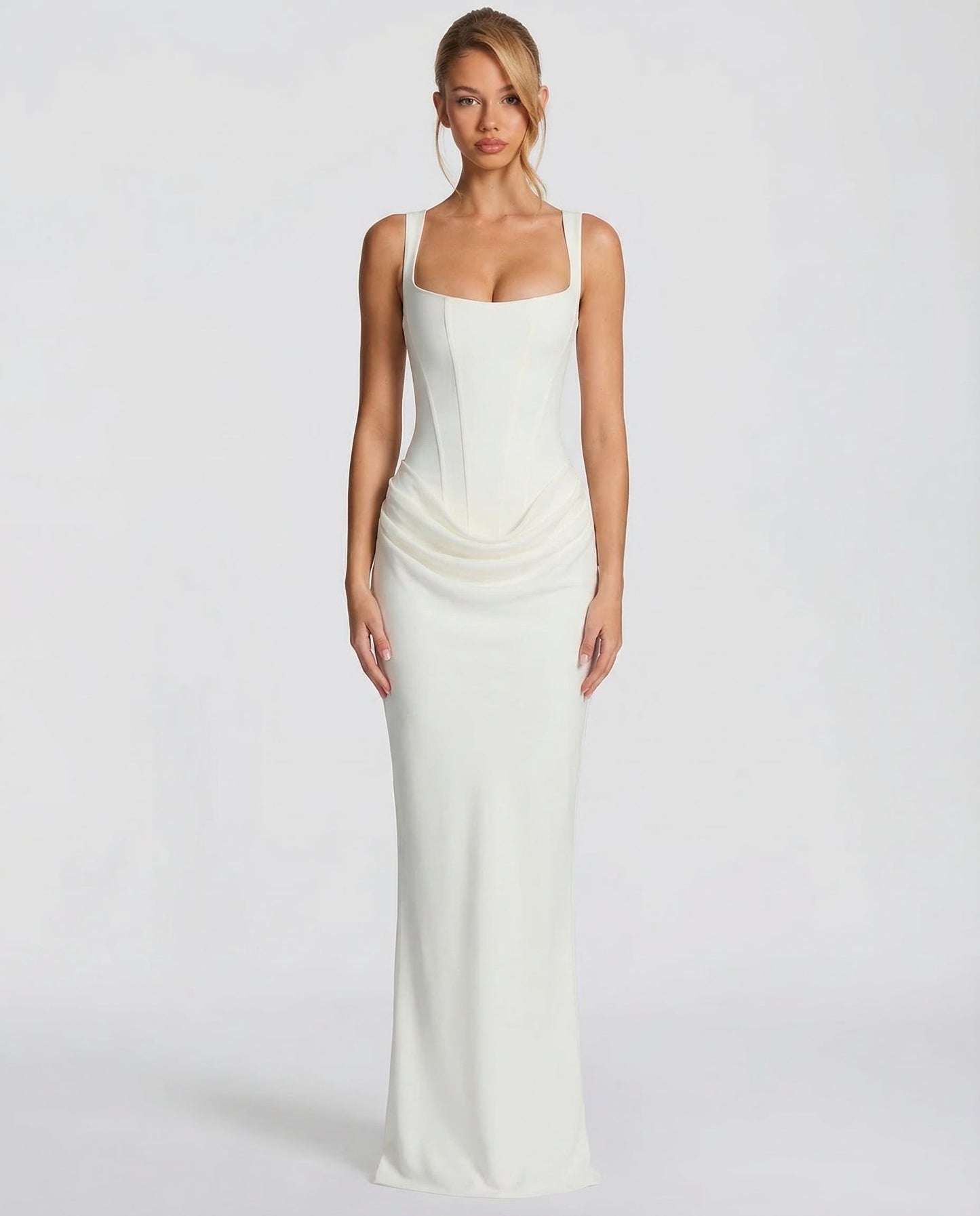 Glamorous Fitted Formal Evening Maxi Dress — product view 5