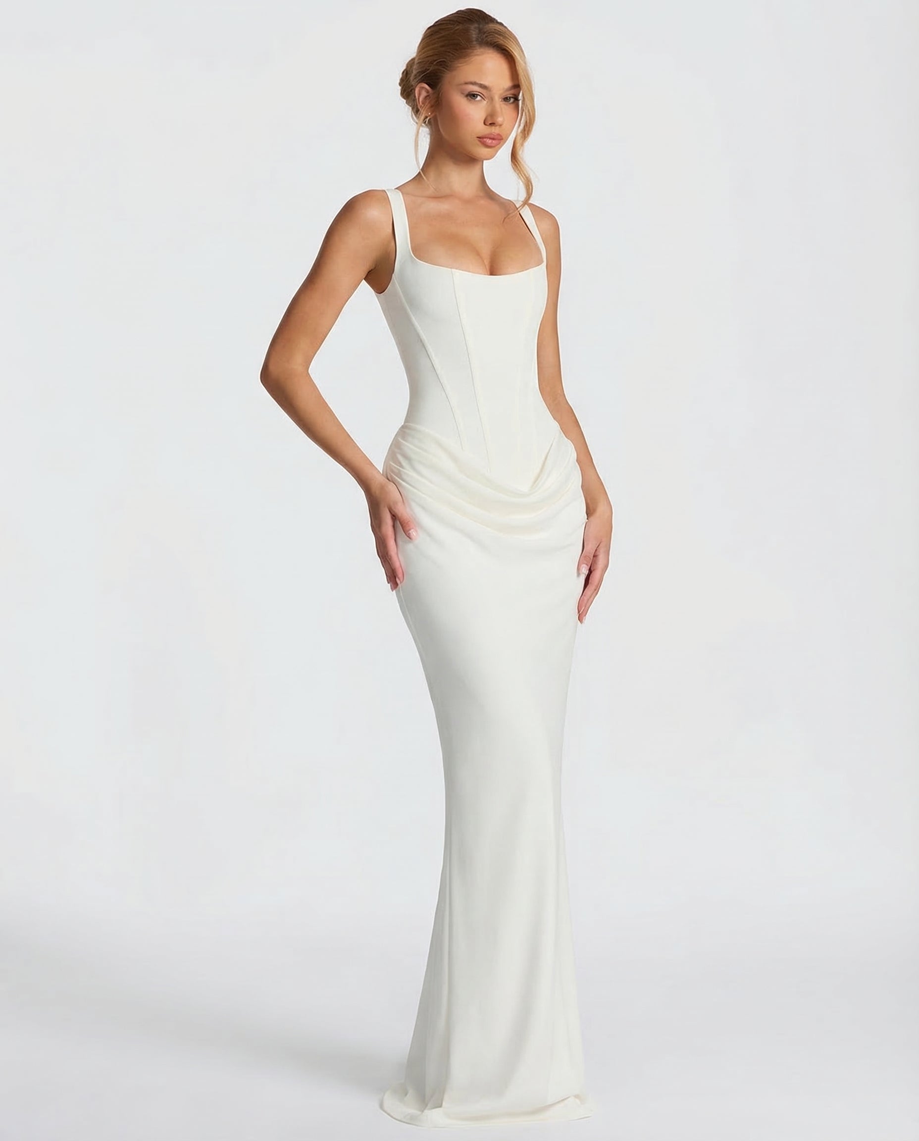 Glamorous Fitted Formal Evening Maxi Dress — product view 15