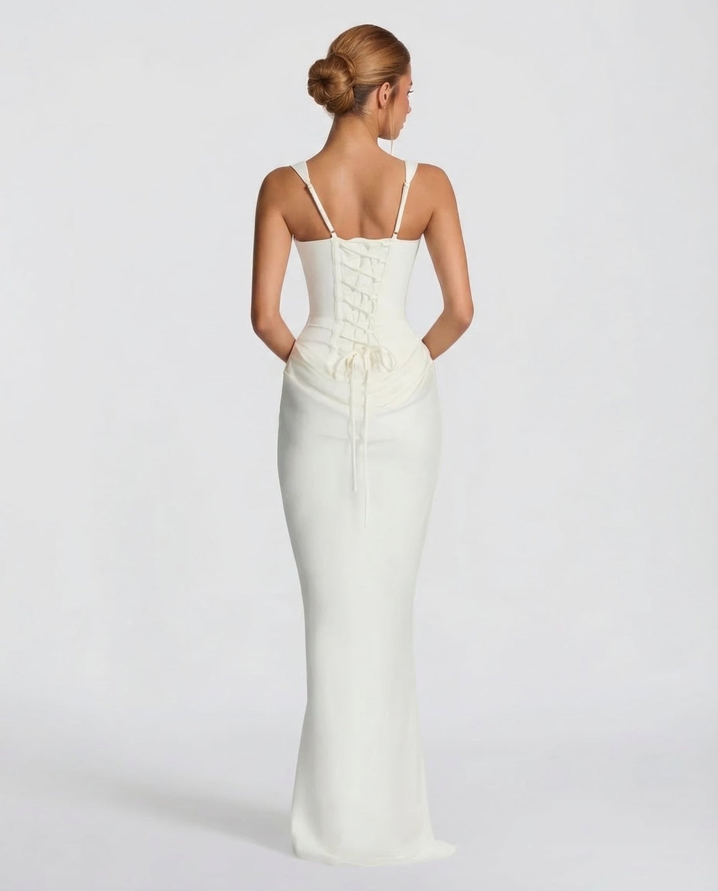 Glamorous Fitted Formal Evening Maxi Dress — product view 16