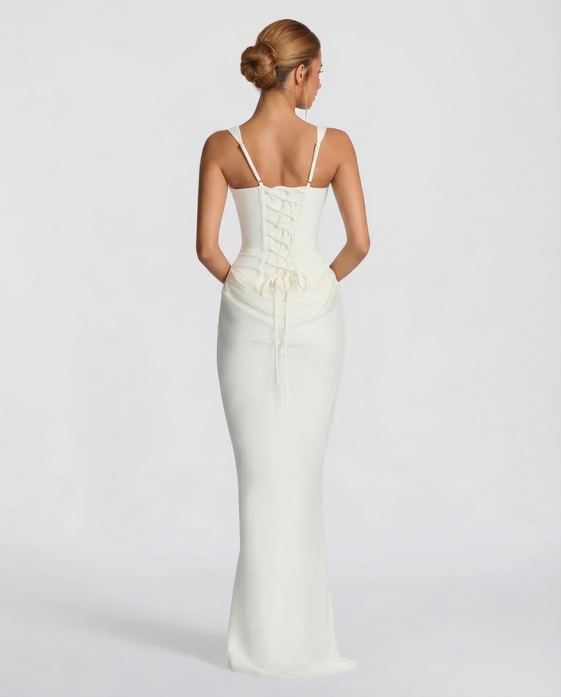 Glamorous Fitted Formal Evening Maxi Dress — product view 16