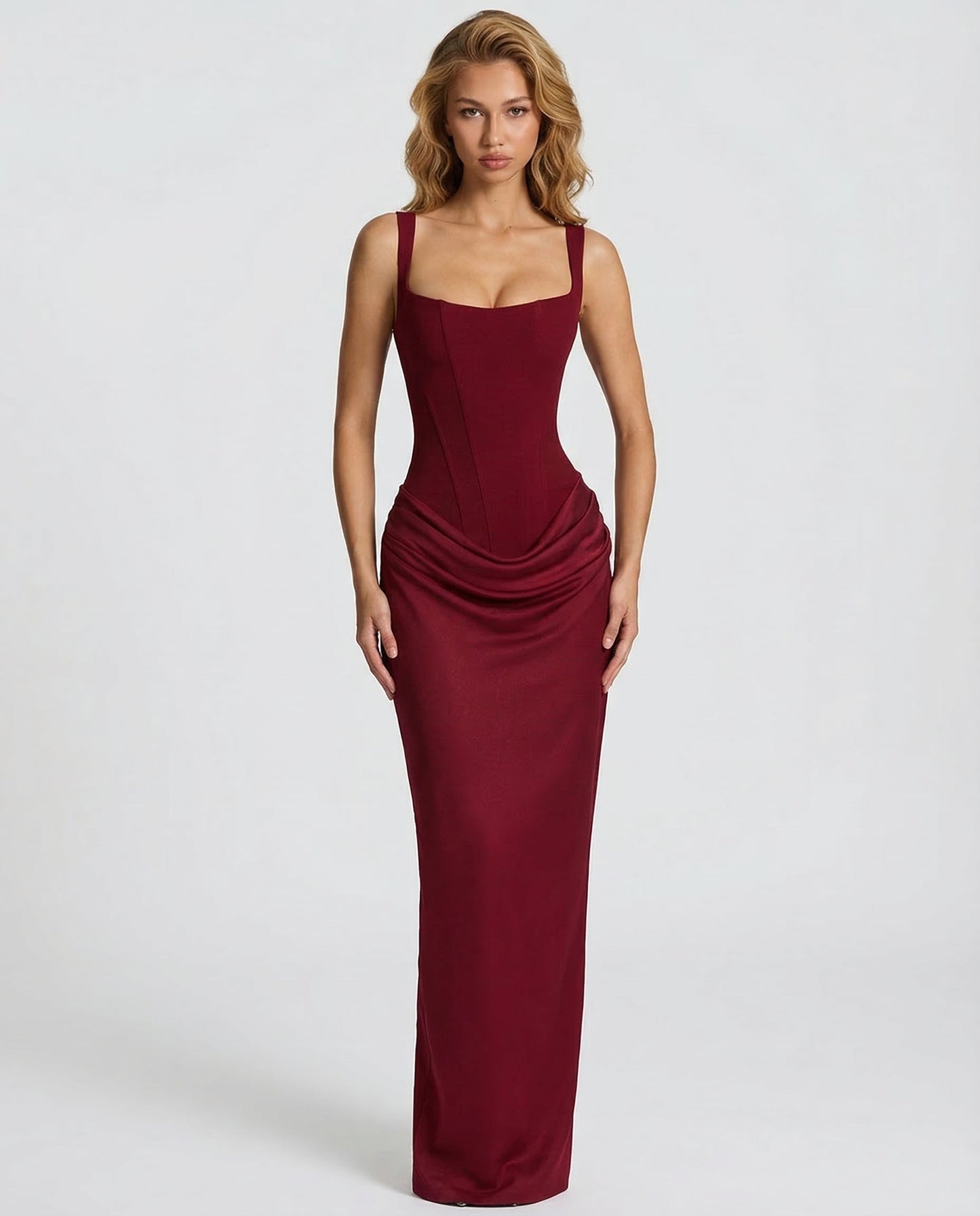 Glamorous Fitted Formal Evening Maxi Dress — product view 20