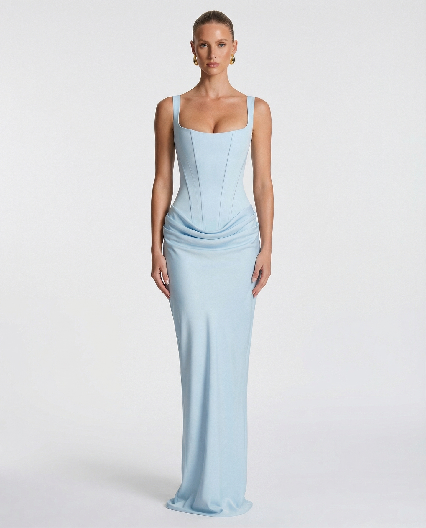 Glamorous Fitted Formal Evening Maxi Dress — product view 8