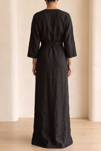 Breezy V-Neck Casual Summer Maxi Dress — product view 10
