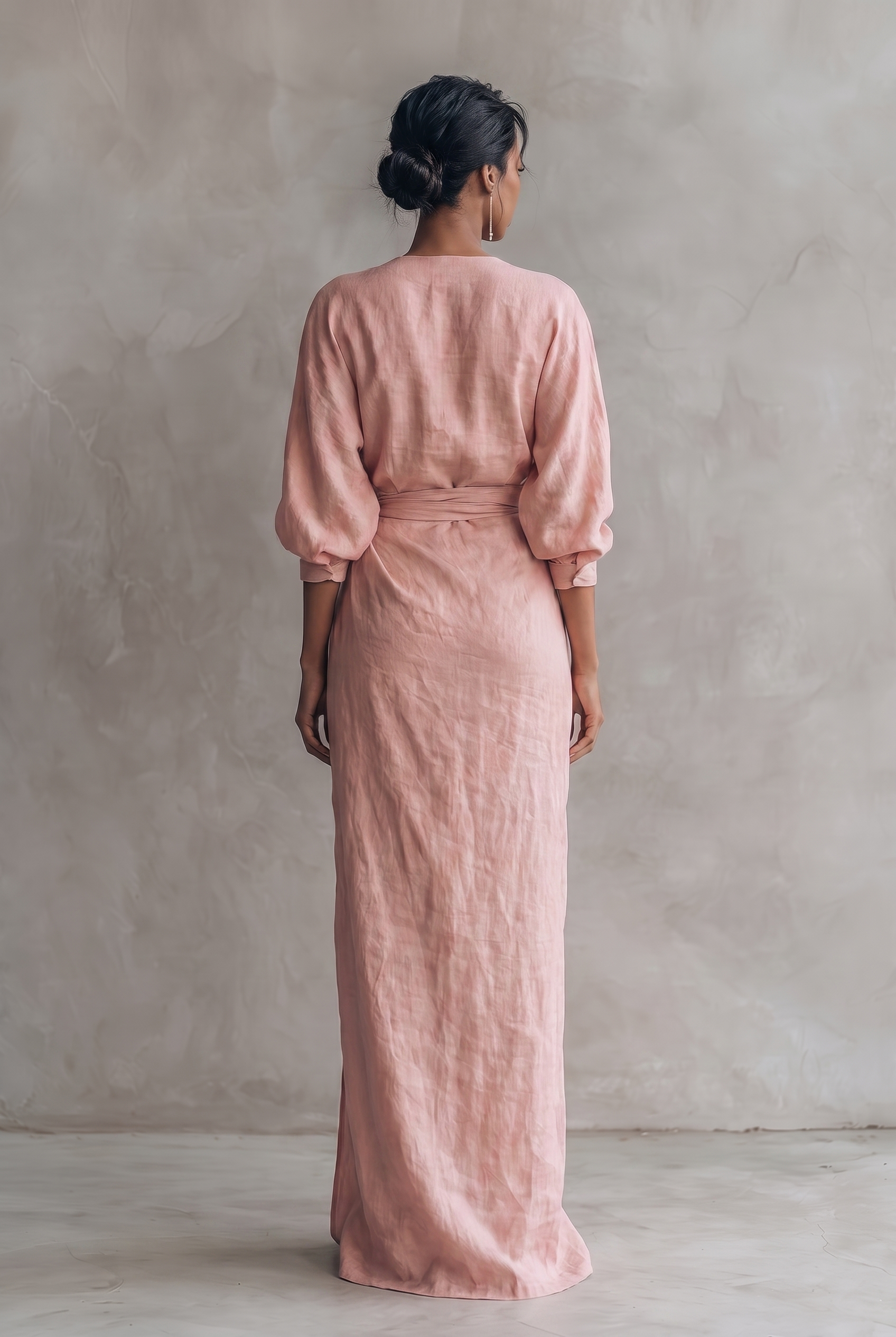 Breezy V-Neck Casual Summer Maxi Dress — product view 3