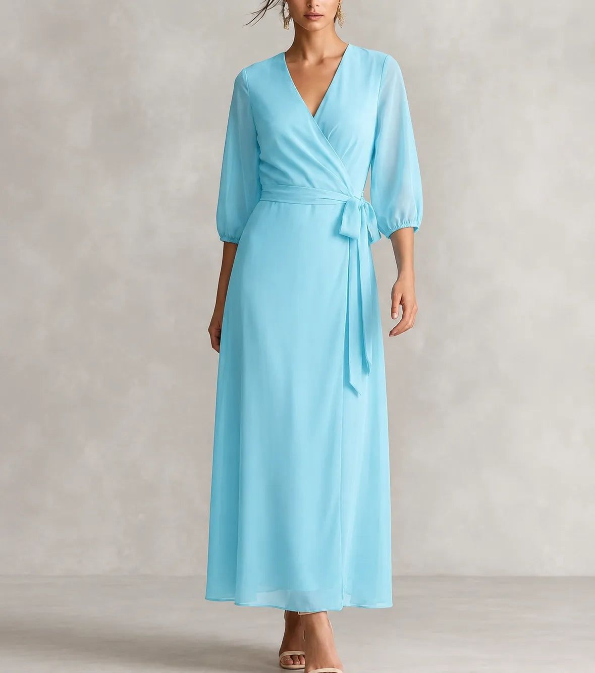 Formal Dress | Women's V-Neck Wrap Blake, product image 3