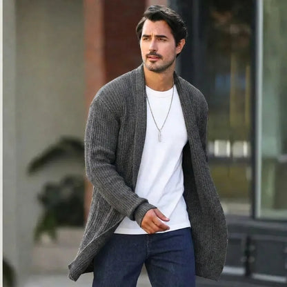 Reid | Men's Open Front Shawl Collar Cardigan, product image 2
