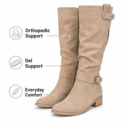 Orthopedic Boots Women Gel Support Comfort Heel Pain Relief Everyday - Gallery A position 5
