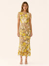 Penelope | Women's Floral-Appliqué Embroidered Maxi Dress – product image 1