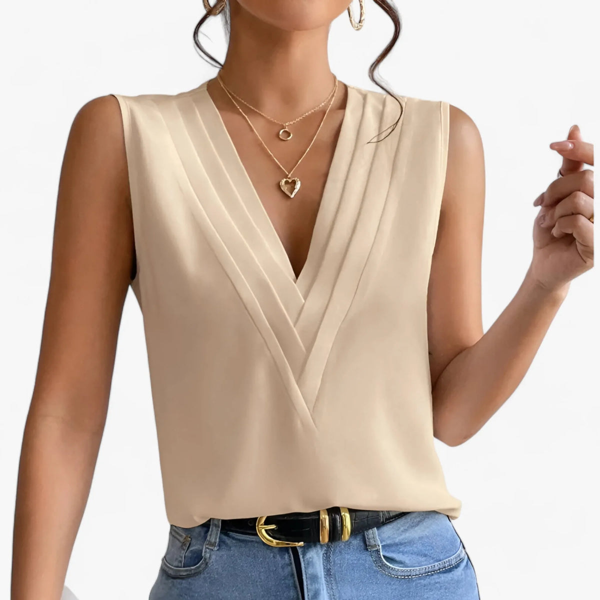 Sleeveless Top | Women's Easy Everyday Blouse, product image 6