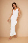 Elegant Floral Evening Formal Maxi Dress — product view 1