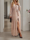 Maxi Dress | Women's Embellished Wrap Celestira Glow, product image 1