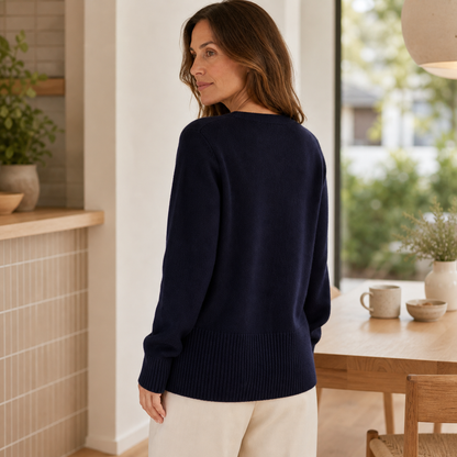 Women’s Long Cardigan | Timeless Elegance for Everyday Wear - Gallery B position 3