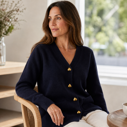 Women’s Long Cardigan | Timeless Elegance for Everyday Wear - Gallery B position 4