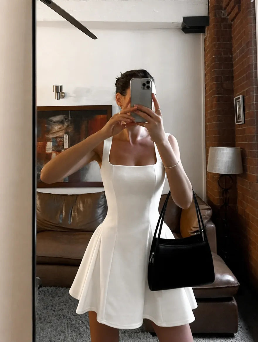 Graduation Dress | Women's Square-Neck Sleeveless, product image 7