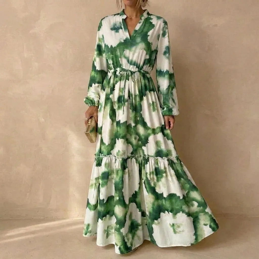 Maxi Dress | Women's Floral Long-Sleeve Boho, product image 1