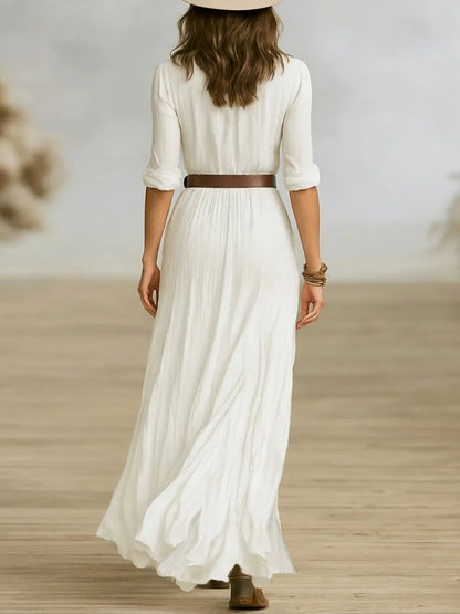 Maxi Dress | Women's Elegant Button-Up Ethan, product image 2