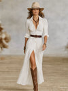Maxi Dress | Women's Elegant Button-Up Ethan, product image 1