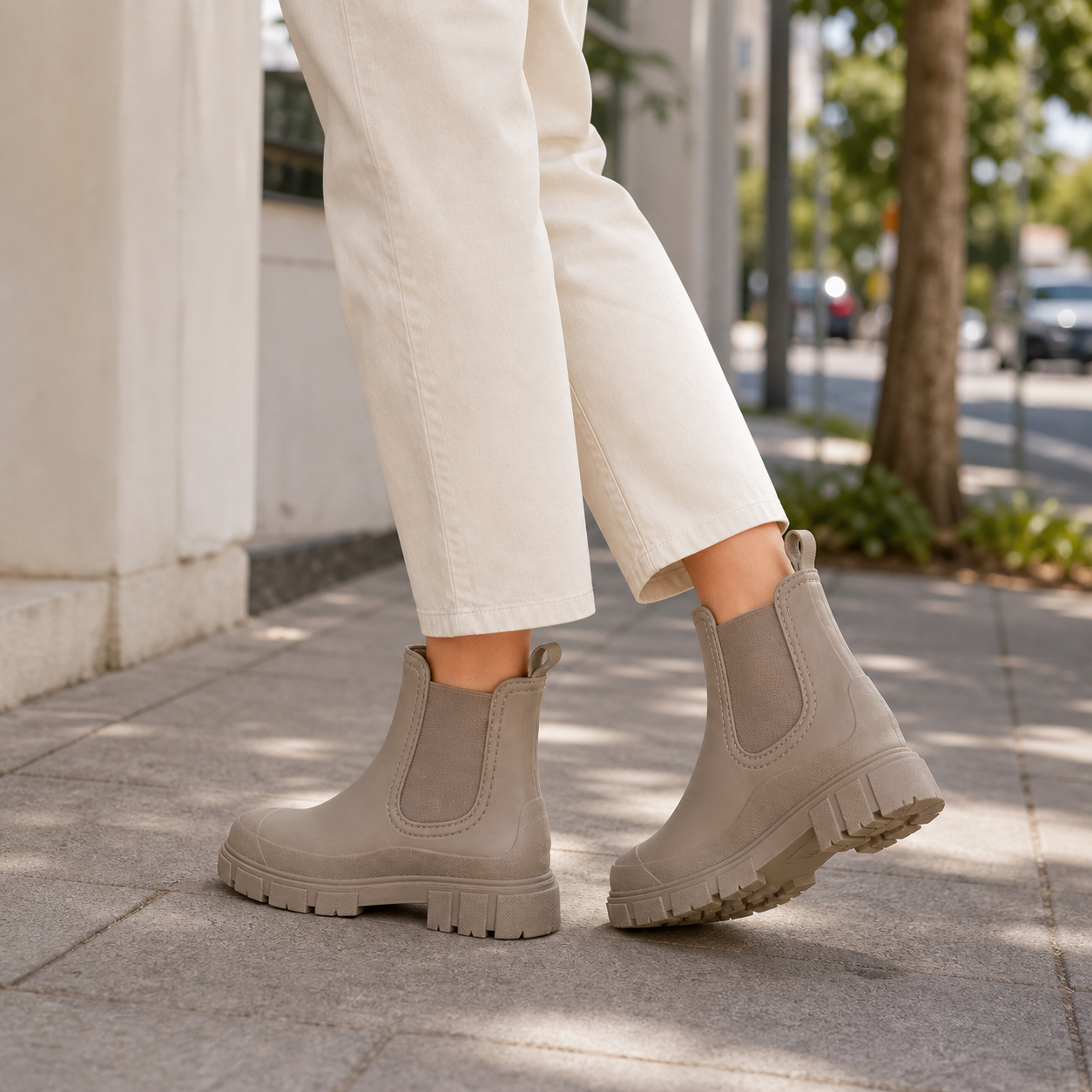 Women's Waterproof Chelsea Boots Slip-On Casual Everyday Ankle Boot - Gallery B position 3