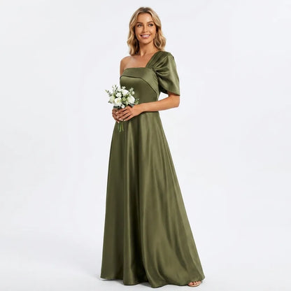 Wedding Guest Dress | Women's One-Shoulder Ruffle, product image 1